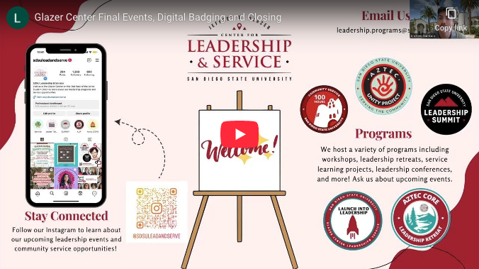 Programs Continued, Digital Badging and Closing